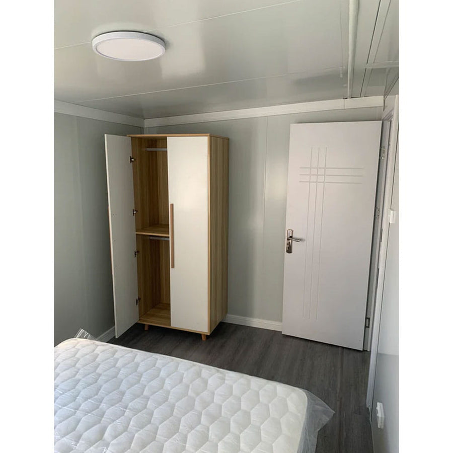 2 Bedroom 40FT Foldable Expandable Container Home | Modern Tiny House Prefab Home with Bathroom & Kitchen