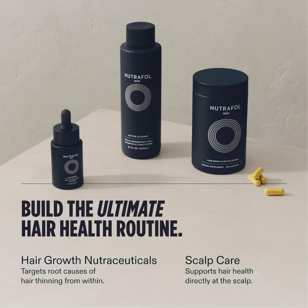 Nutrafol Men’s Authentic Hair Growth Supplement – 120 Pills |  USA