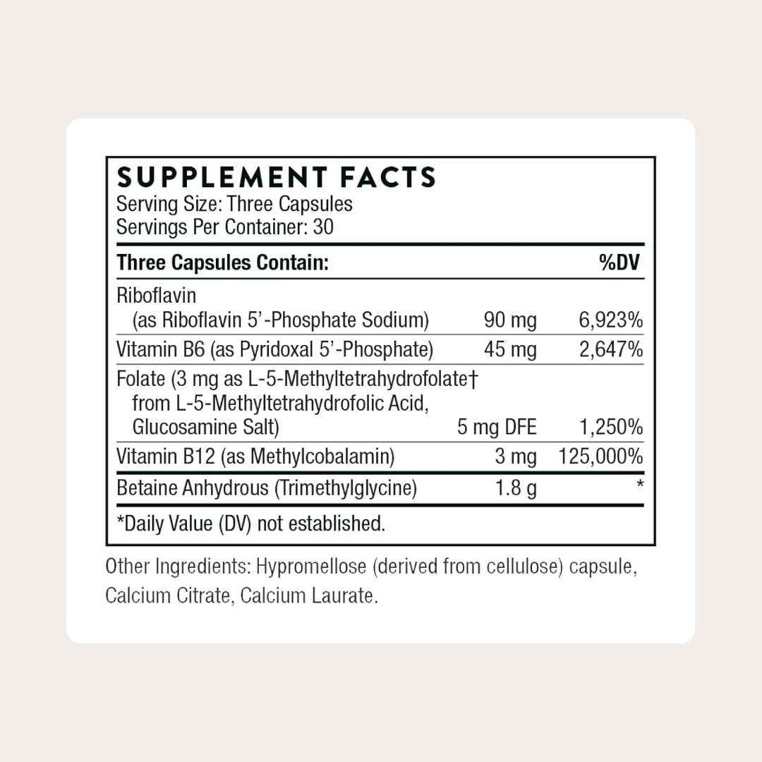 Thorne Methyl-Guard Plus 90 Capsules | Methylation Support Supplement | Exp 05/2026 | New & Sealed