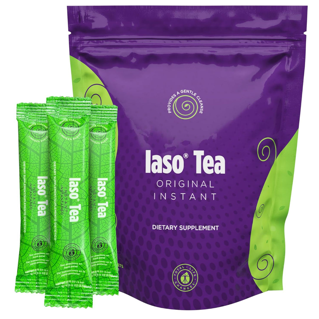 TLC Iaso Natural Detox Instant Herbal Tea – Digestive Cleanse & Wellness Support | 25 Sachets | Free Shipping USA