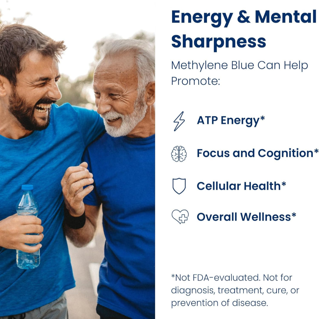 Nutricel Methylene Blue 12mg Capsules – Cellular Energy & Brain Health Support (60 Capsules)