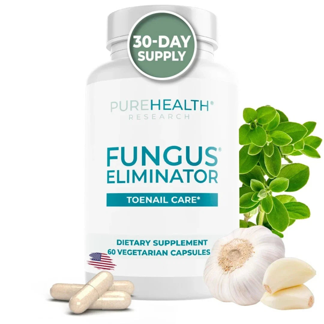 PureHealth Research Fungus Eliminator – Natural Detox & Digestive Wellness Support (60 Capsules)