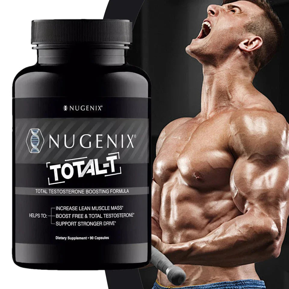 Nugenix Total-T Testosterone Booster – Men’s Hormone Support Supplement (90 Capsules)