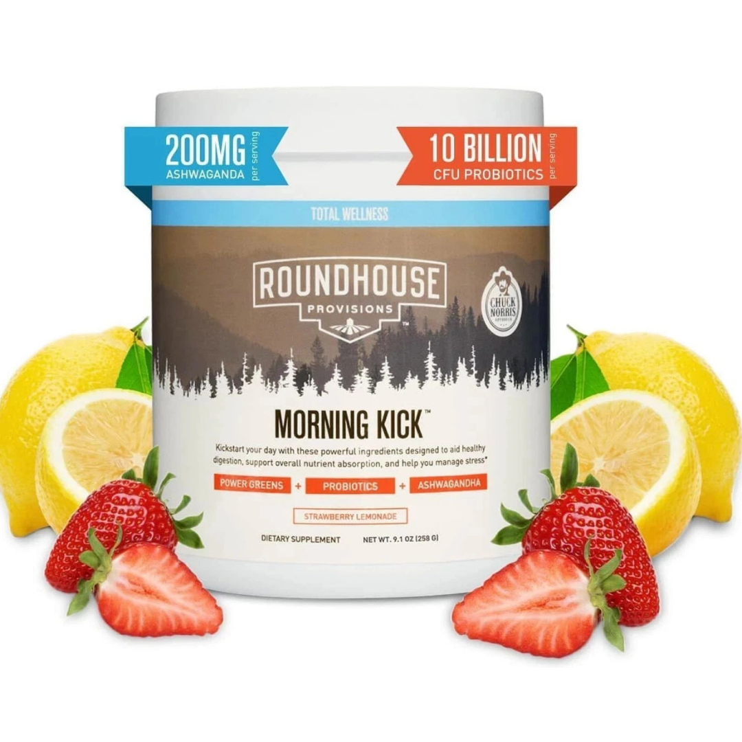 Roundhouse Provisions Morning Kick Digestive Powder | Gut Health Dietary Supplement