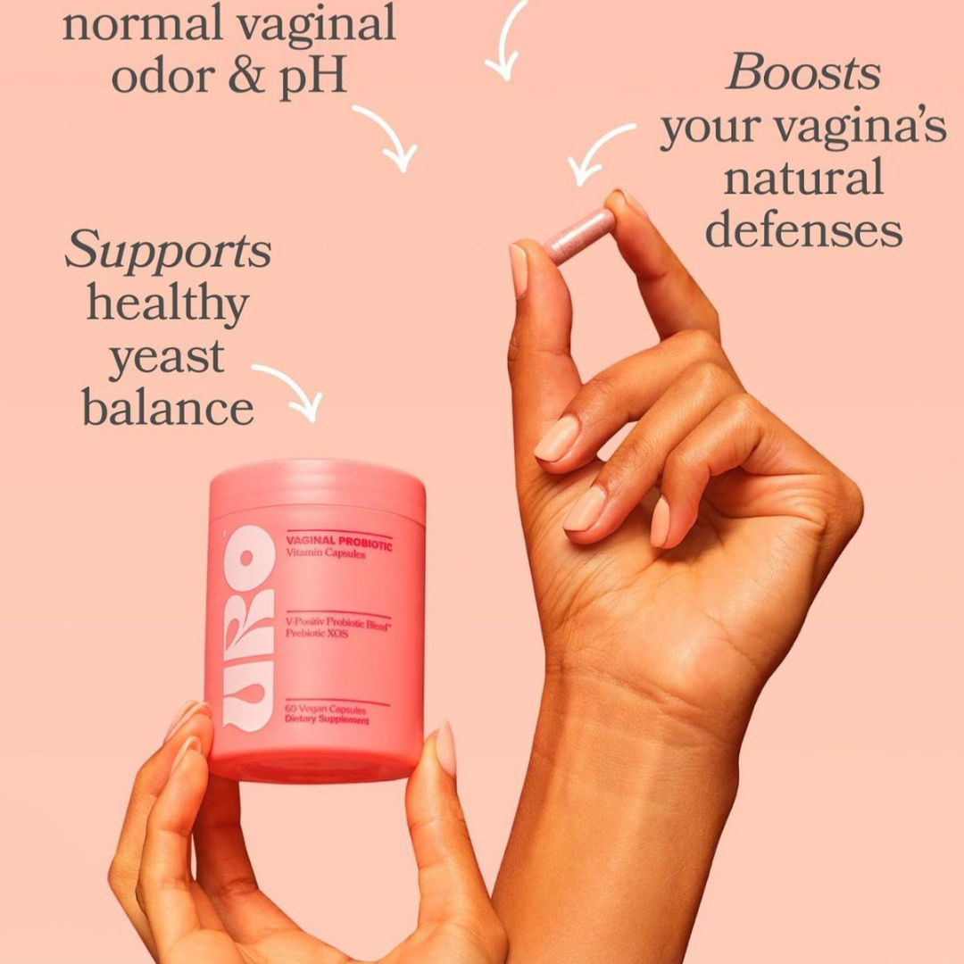 URO Vaginal Probiotics – Feminine Health, pH Balance & Urinary Tract Support – 60 Capsules