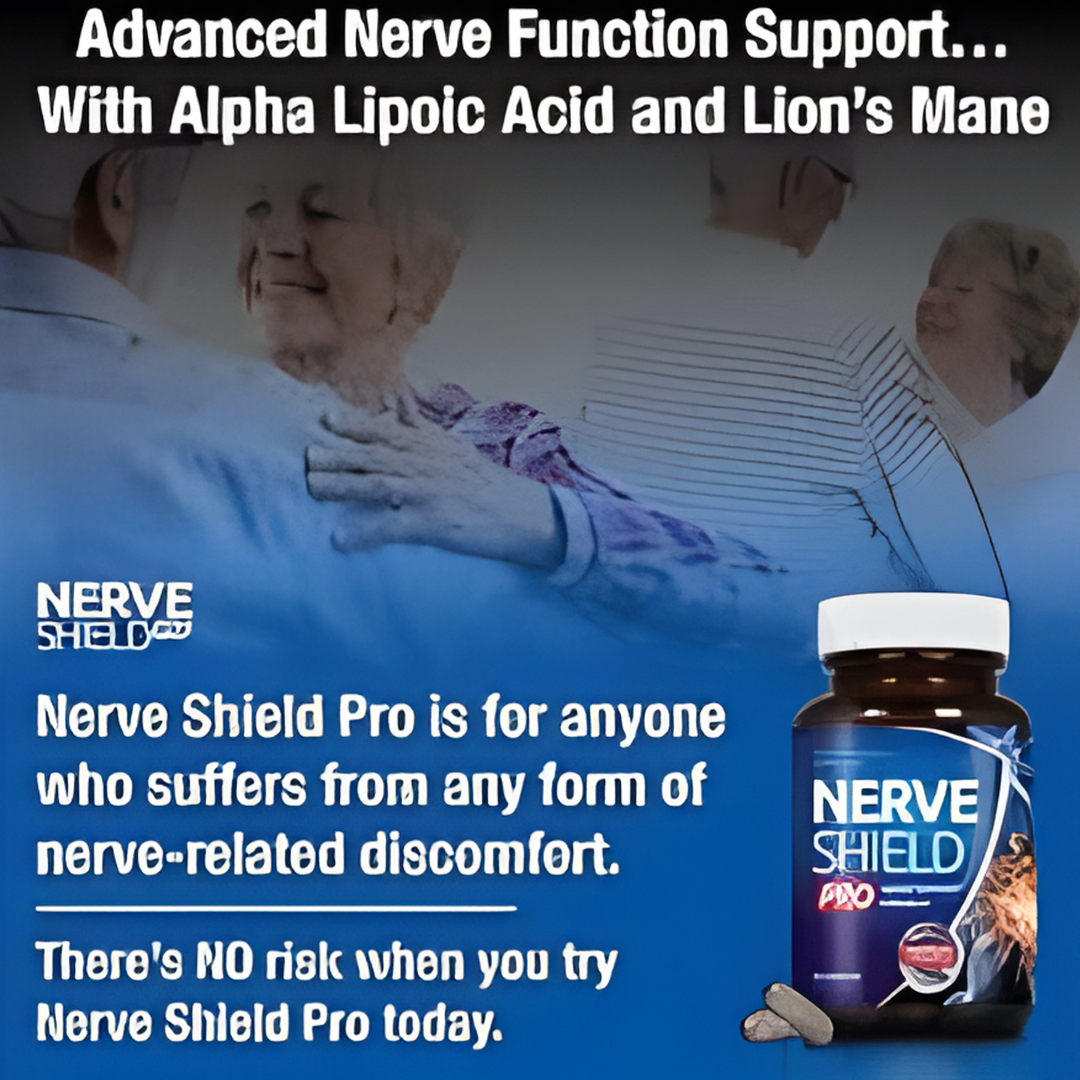 Nerve Shield Pro – Nerve Health & Neuropathy Support Supplement for Nerve Pain Relief (60 Capsules)