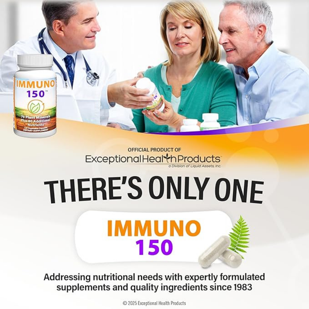 IMMUNO 150 Ultimate Immune Booster – Multivitamin & Mineral Complex (150 Capsules)
