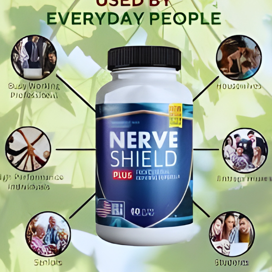 Nerve Shield Pro – Nerve Health & Neuropathy Support Supplement for Nerve Pain Relief (60 Capsules)