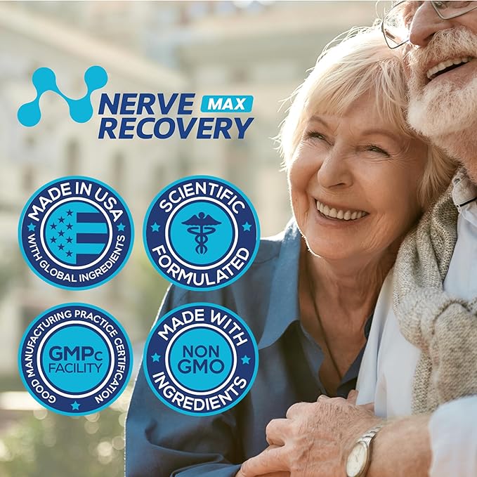 Nerve Recovery Max – Advanced Nerve Health Support Supplement for Neuropathy & Nerve Function (60 Capsules)