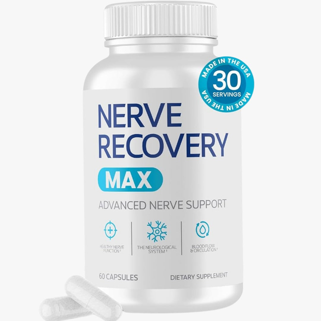 Nerve Recovery Max – Advanced Nerve Health Support Supplement for Neuropathy & Nerve Function (60 Capsules)