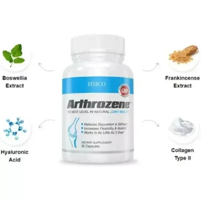 Fisico Arthrozene – Natural Joint Health Supplement for Knee & Hip Support
