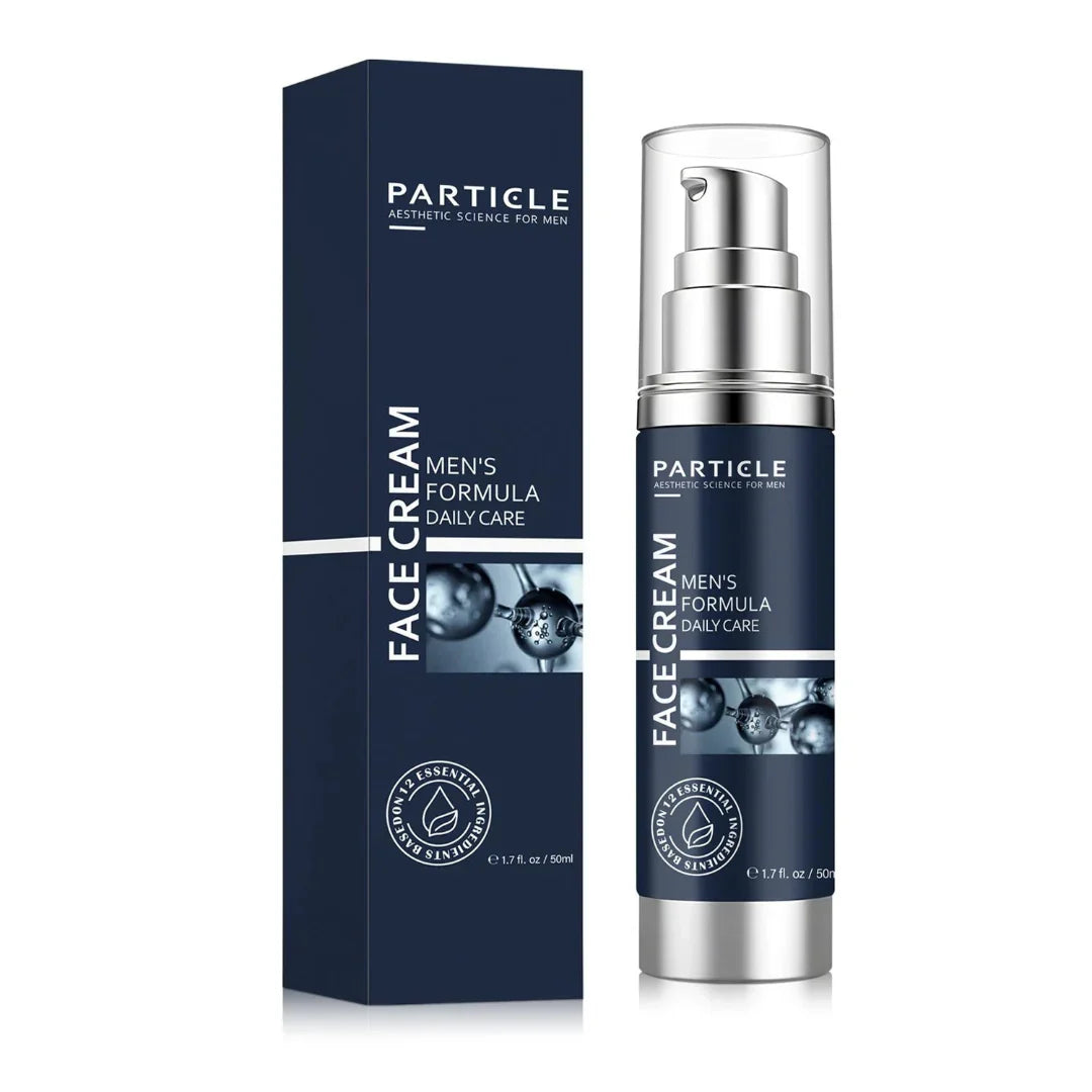 Particle Face Cream for Men – 6-in-1 Anti-Aging Moisturizer for Dark Circles, Wrinkles & Even Skin Tone