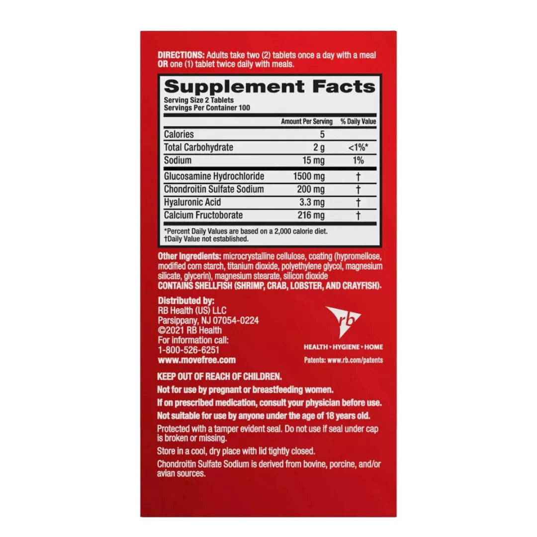Schiff Move Free Advanced Joint Health Supplement – 200 Tablets | Joint Support USA