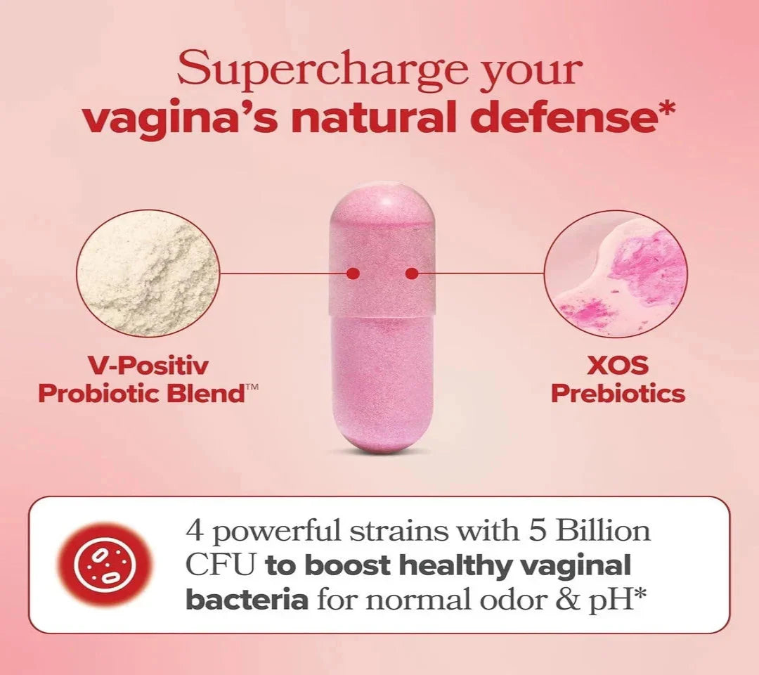URO Vaginal Probiotics – Feminine Health, pH Balance & Urinary Tract Support – 60 Capsules