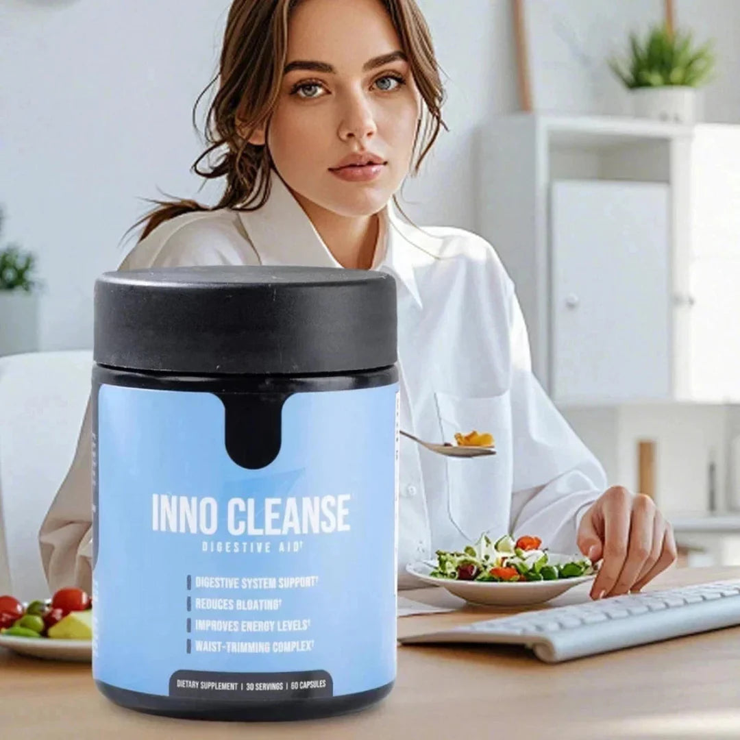 Inno Cleanse Waist Trimming Complex – Digestive Support Detox Supplement for Bloating Relief Gut Health Cleanse USA