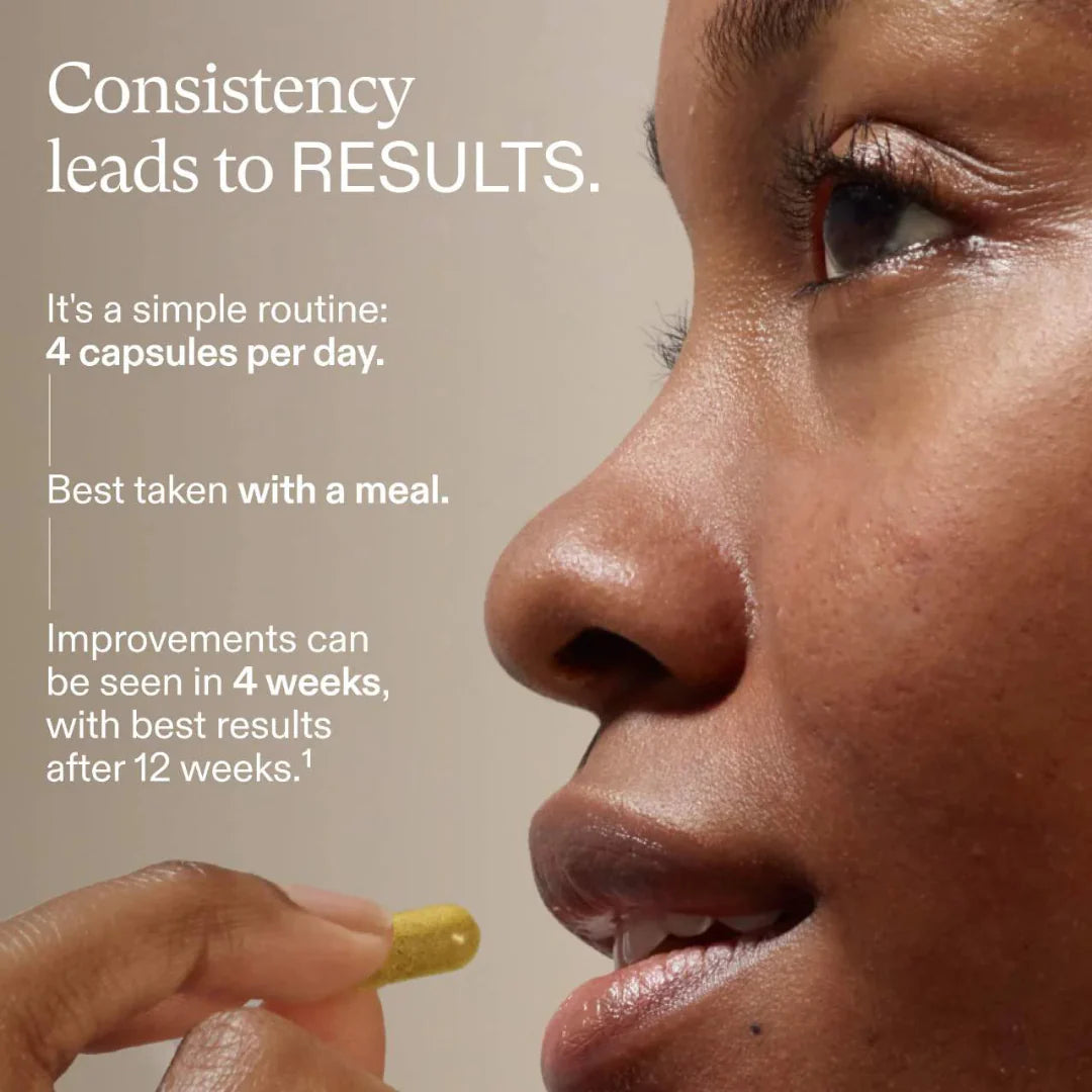 Nutrafol Skin Women’s Nutraceutical 120 Capsules – Skin Wellness Healthy Complexion Support Supplement for Women USA